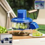 Multi-purpose fruit and vegetable peeler set