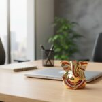 Golden Lord Ganesha Idol Decorative Showpiece (1 PC) - Image 5