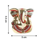 Golden Lord Ganesha Idol Decorative Showpiece (1 PC) - Image 6