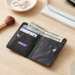 Compact Snap Button Card Holder Wallet (1 Pc) - Image 4