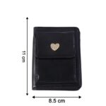 Compact Snap Button Card Holder Wallet (1 Pc) - Image 6