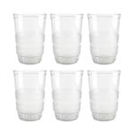 Transparent Janta Drinking Glass Set (300ml, 6 Pc Set) - Image 5