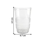Transparent Janta Drinking Glass Set (300ml, 6 Pc Set) - Image 6