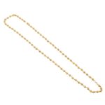 Elegant Gold-Tone Beaded Necklace Chain for Women (1 Pc) - Image 5