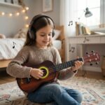 Classic Wooden Ukulele guitar for Kids & Beginners (1 Pc) - Image 7