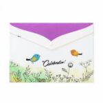Mix Design A4 Printed Document Folder with Decorative Button Closure (1 Pc) - Image 6