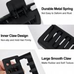 Premium Matte Finish Strong Hold Hair Claw Clip (1 Pc) - Image 7