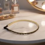 Elegant Gold Finish Decorative Hair Band (1 Pc) - Image 5