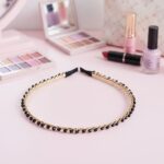 Elegant Gold Finish Decorative Hair Band (1 Pc) - Image 7