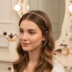 Elegant Crystal Studded Metal Hair Band (1 Pc) - Image 3