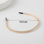 Elegant Crystal Studded Metal Hair Band (1 Pc) - Image 6