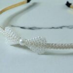 Elegant Pearl Beaded Slim Metal Hair Band (1 Pc) - Image 6