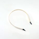 Elegant Pearl Beaded Slim Metal Hair Band (1 Pc) - Image 4