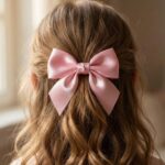 Elegant Satin Hair Bow Clip for Girls & Women (1 Pc) - Image 4