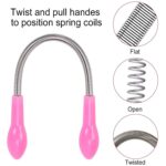 Facial Hair Remover Set Spring Epilator Hair Removal Springs Eyebrow Razors (1 Pc) - Image 3