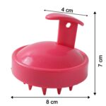 Silicone Hair Scalp Massager Shampoo Brush (1 Pc) - Image 6