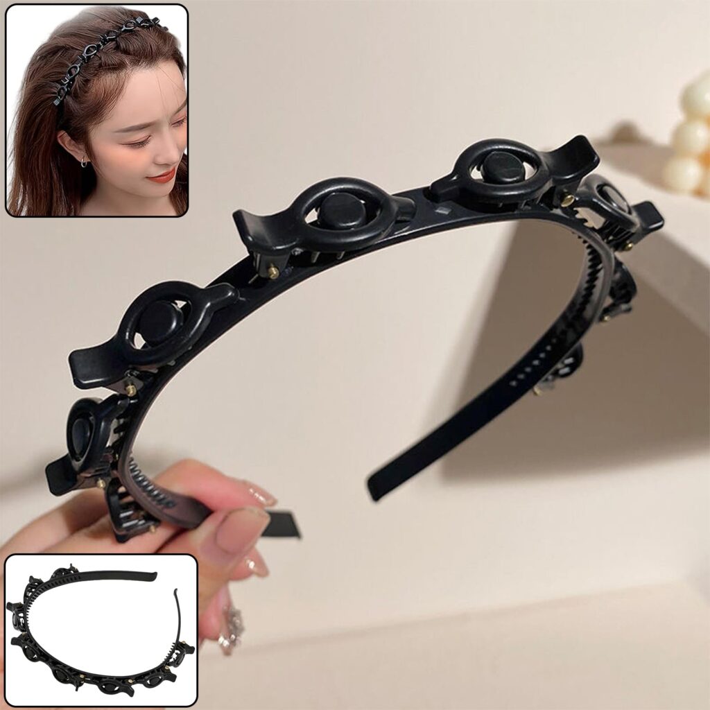 Adjustable Clip-On Hair Styling Headband