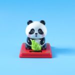 Solar Powered Moving Head Panda Showpiece (1 Pc) - Image 7