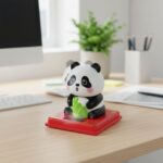 Solar Powered Moving Head Panda Showpiece (1 Pc) - Image 8