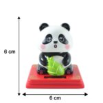 Solar Powered Moving Head Panda Showpiece (1 Pc) - Image 6