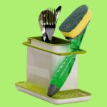 Heavy Duty Soap Dispensing Dishwand Scrubber Brush (1 Pc) - Image 7