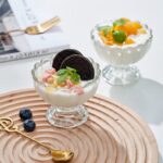 Serving Dessert Bowl Set - 6pcs Ice Cream, Salad, and Fruit Bowls (Brown Box) - Image 3
