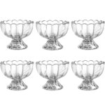 Serving Dessert Bowl Set - 6pcs Ice Cream, Salad, and Fruit Bowls (Brown Box) - Image 5