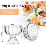 Serving Dessert Bowl Set - 6pcs Ice Cream, Salad, and Fruit Bowls (Brown Box) - Image 6