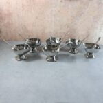 Premium Stainless Steel Ice Cream Cup With 6 Spoon Set (6 Pc Set) - Image 6