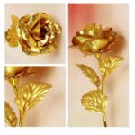 B Golden Rose is perfect for decorating homes, offices, cafes (3 Pc Set) - Image 9