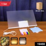 LED Acrylic Writing Board with USB Power (1 Set) - Image 2