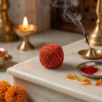 Pooja Kalawa Moli Sacred Cotton Thread (1 Pc) - Image 3