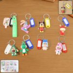 Cartoon Character Keychain with Name Tag (Mix Design, 1 Pc) - Image 7