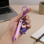 Cute Cartoon Character Silicone Keychain (1 Pc) - Image 4