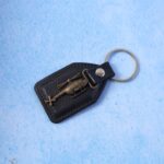 Premium Leather Finish Metal Sword Emblem Keychain (1 Pc) - Image 7