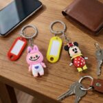 Cartoon Character Keychain with Name Tag (Mix Design, 1 Pc) - Image 4