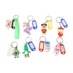 Cartoon Character Keychain with Name Tag (Mix Design, 1 Pc) - Image 5