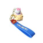 Cute Cartoon Cat Riding Toy Car Silicone Keychain (1 Pc) - Image 5