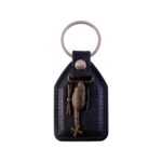 Premium Leather Finish Metal Sword Emblem Keychain (1 Pc) - Image 5