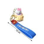 Cute Cartoon Cat Riding Toy Car Silicone Keychain (1 Pc) - Image 6