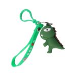 Cute Dinosaur Cartoon Silicone Keychain (1 Pc) - Image 5