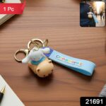 Cute Cartoon Dog Character Silicone Keychain (1 Pc) - Image 2