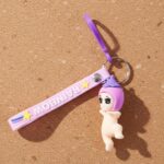 Cute Baby Doll Cartoon Silicone Keychain (1 Pc) - Image 7