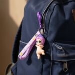 Cute Baby Doll Cartoon Silicone Keychain (1 Pc) - Image 4