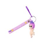 Cute Baby Doll Cartoon Silicone Keychain (1 Pc) - Image 5