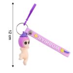 Cute Baby Doll Cartoon Silicone Keychain (1 Pc) - Image 6
