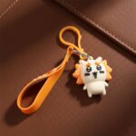Cute Cartoon Lion Silicone Keychain (1 Pc) - Image 8