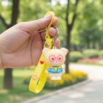 Cute Cartoon Bear Silicone Keychain (1 Pc) - Image 4