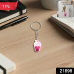 Cute Bubble Tea Cartoon Keychain (1 Pc) - Image 2