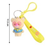 Cute Cartoon Bear Silicone Keychain (1 Pc) - Image 6